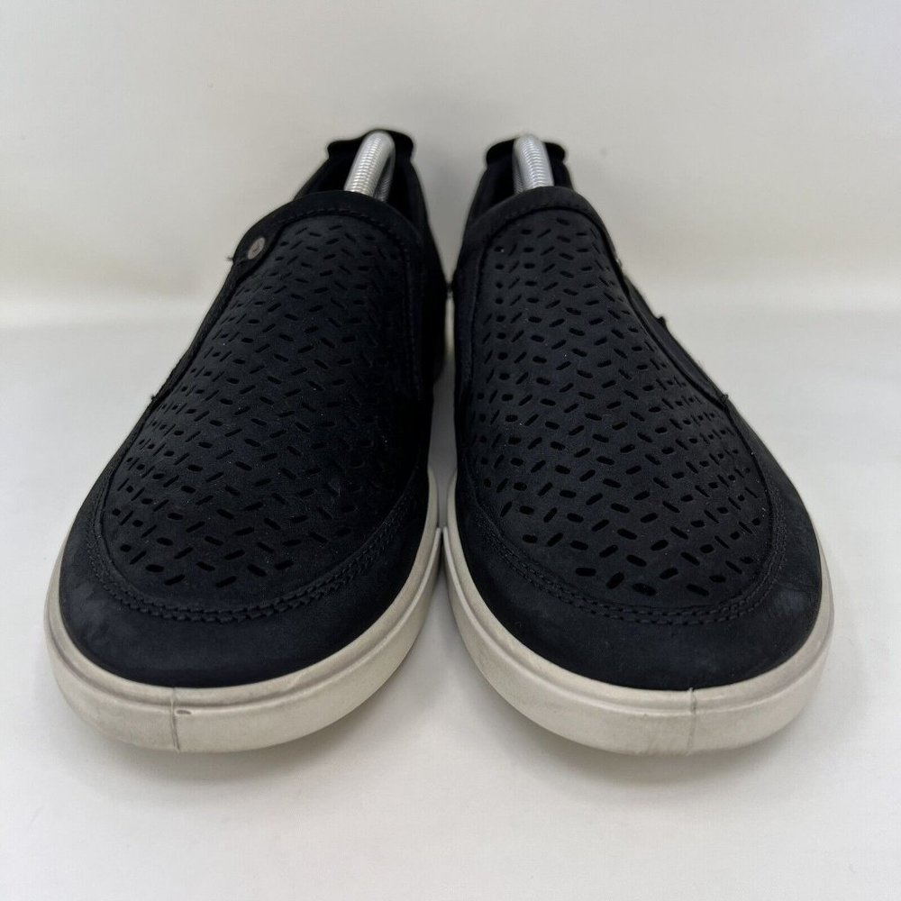 Ecco Collin 2.0 Slip On Perforated Leather Shoe Men’s Size 9 / EUR Size 43 - Picture 3 of 9